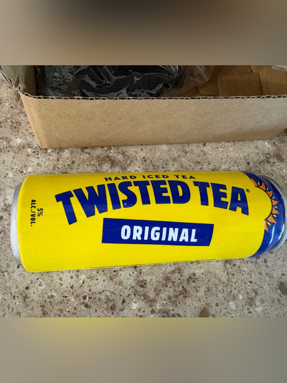 Twisted tea cooler handle